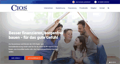 Desktop Screenshot of cios-bank.de