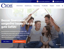 Tablet Screenshot of cios-bank.de